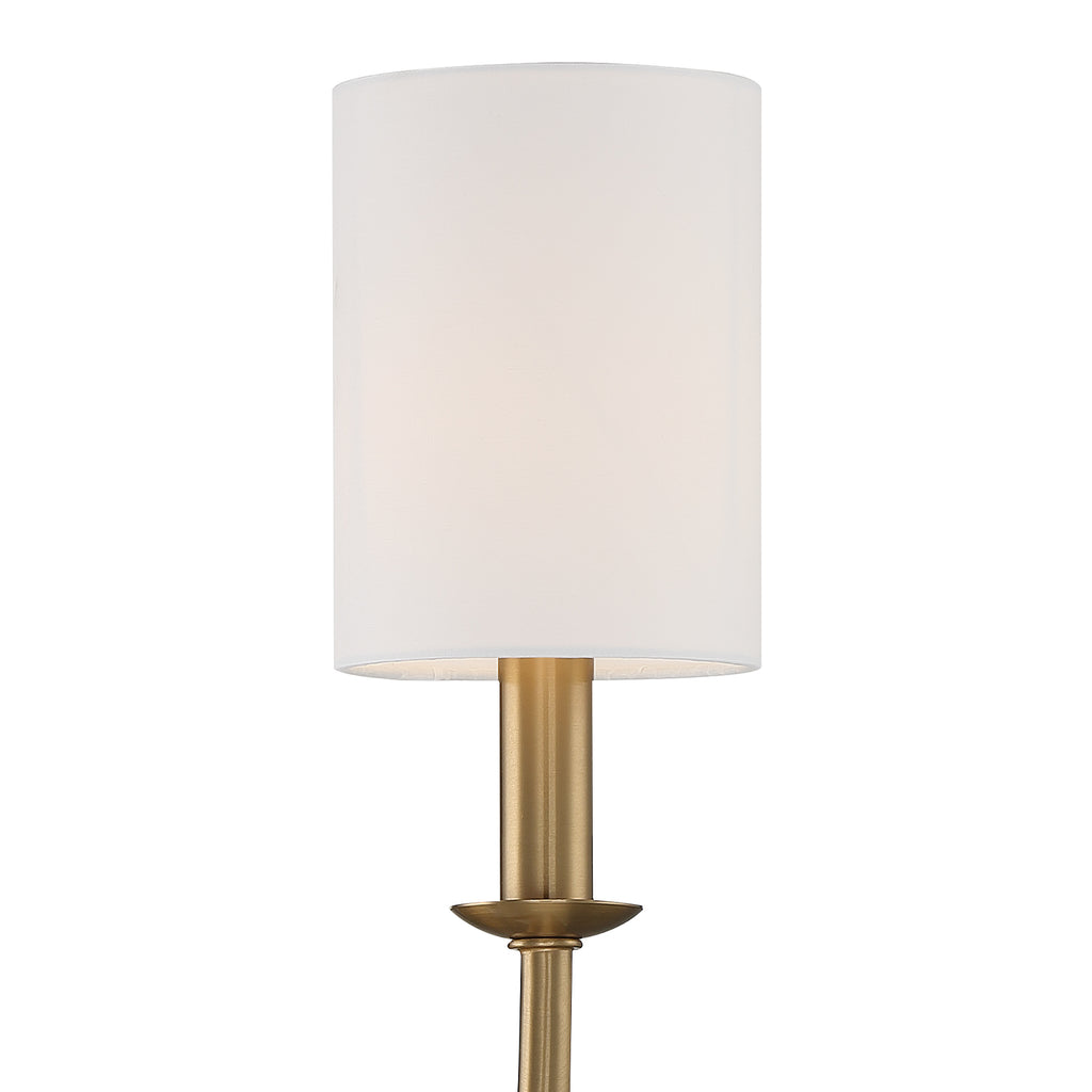 Bailey 1 Light Aged Brass Sconce Crystorama