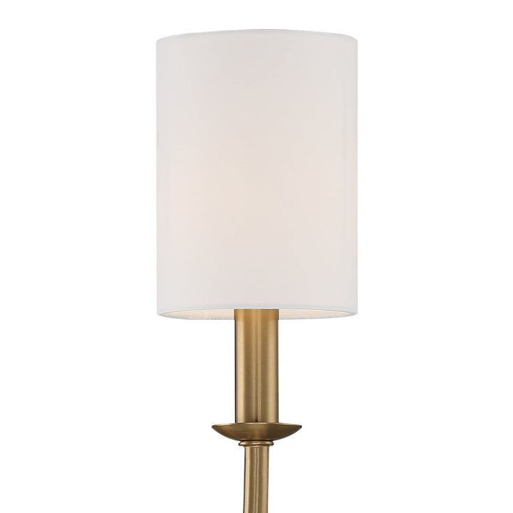 Bailey 1 Light Aged Brass Sconce Crystorama