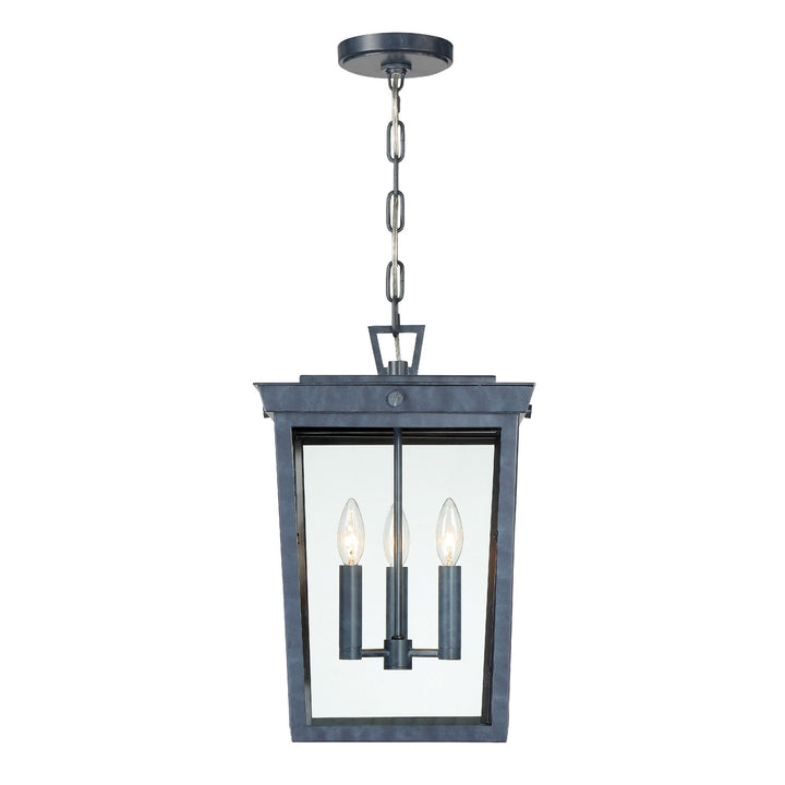 Belmont 3 Light Graphite Outdoor Pendant Crystorama