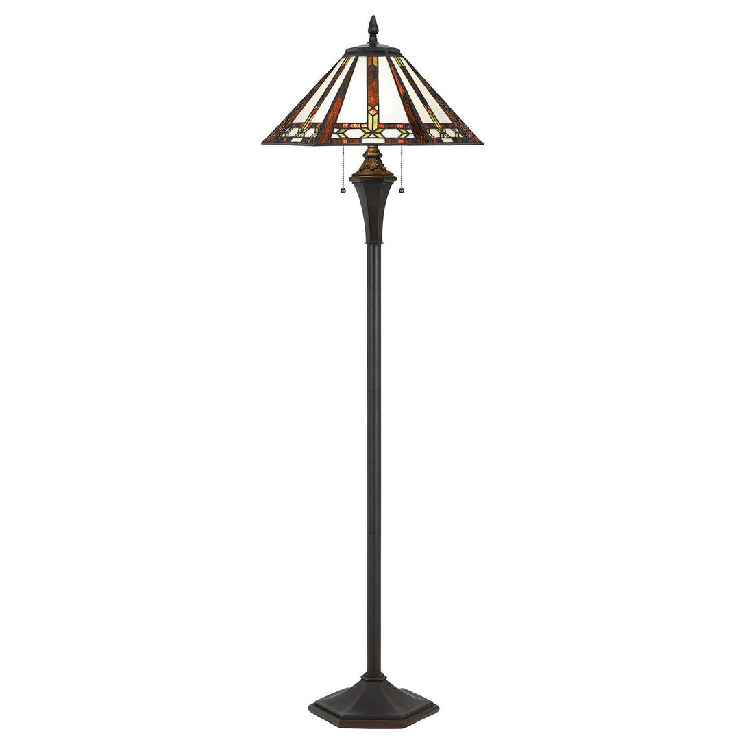 60W X 2 TIFFANY FLOOR LAMP Cal Lighting