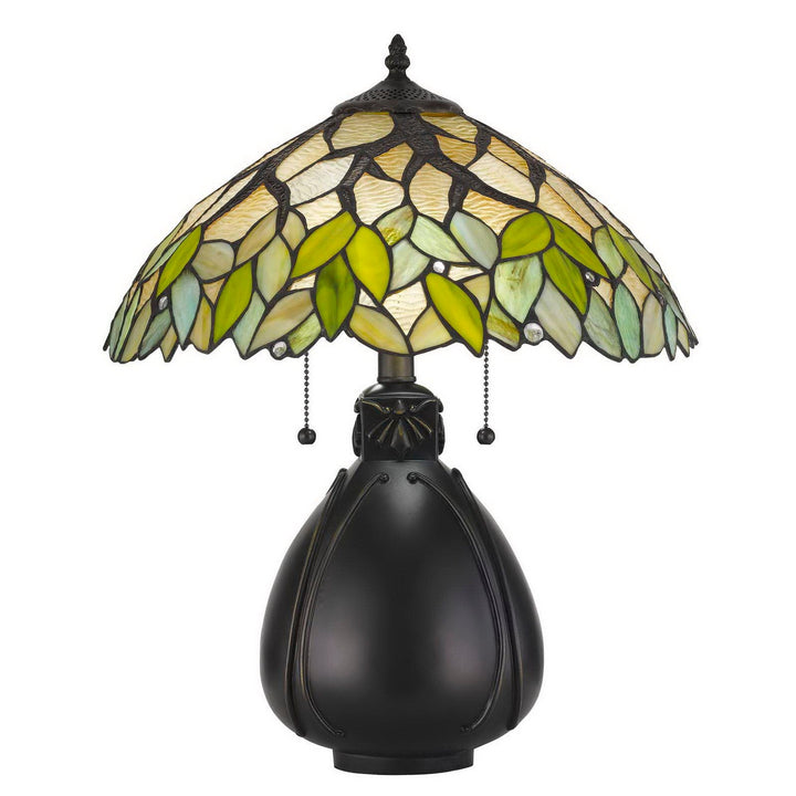 60W X 2 TIFFANY TABLE LAMP Cal Lighting