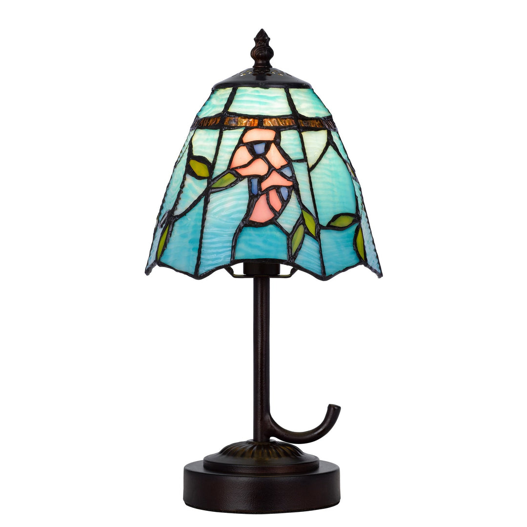 40W METAL/RESIN TIFFANY ACCENT LAMP WITH INLINE SWITCH Cal Lighting