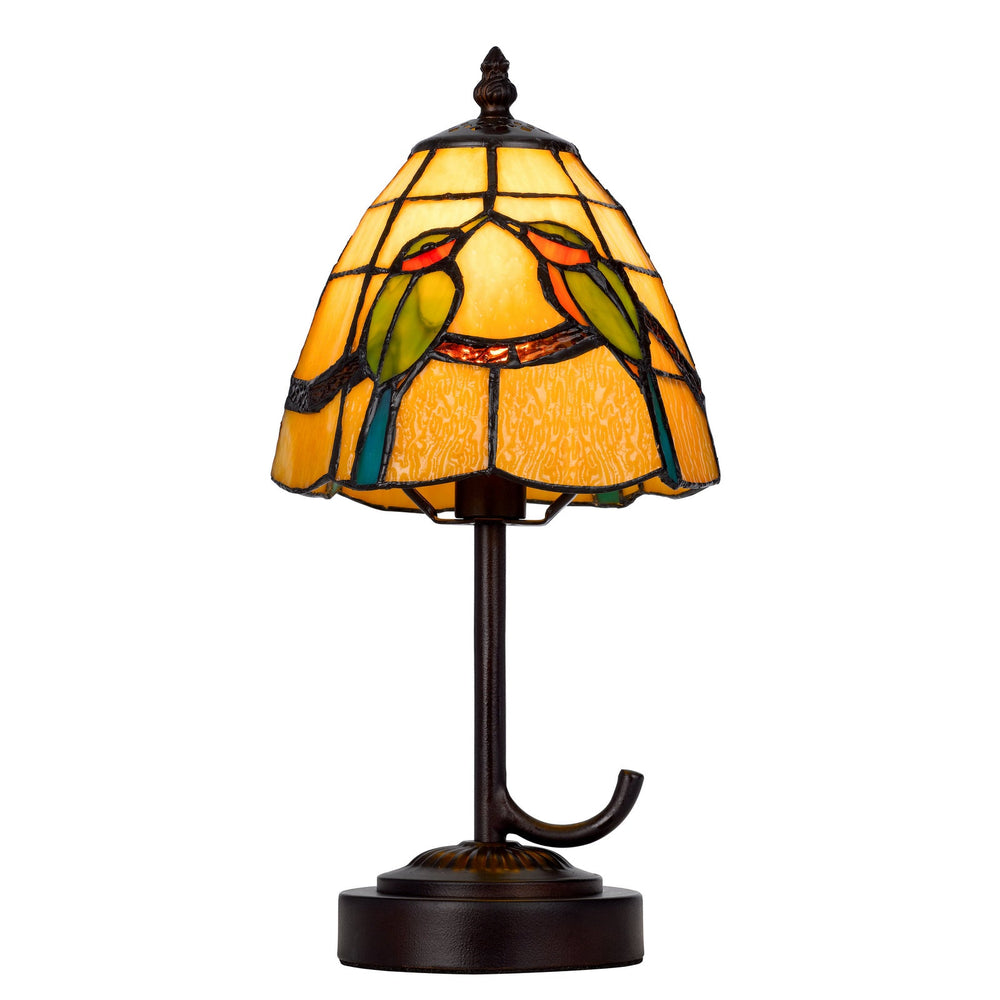 40W METAL/RESIN TIFFANY ACCENT LAMP WITH INLINE SWITCH Cal Lighting