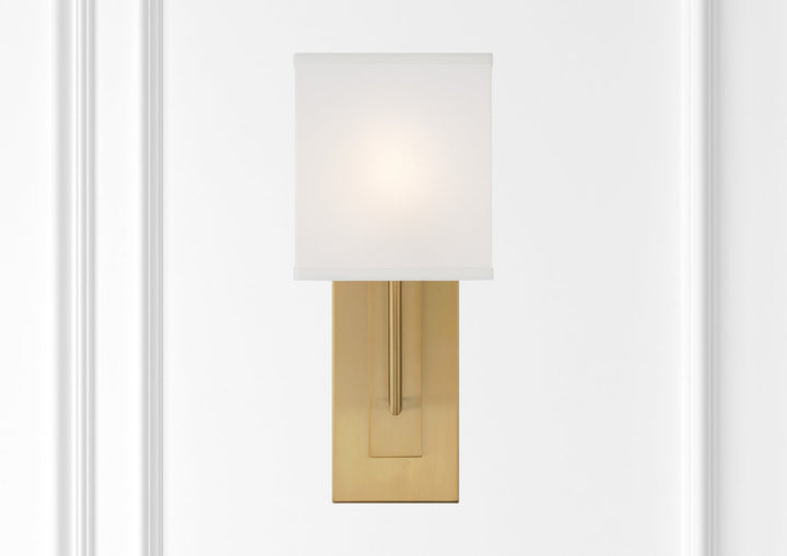 Brent 1 Light Vibrant Gold Sconce Crystorama