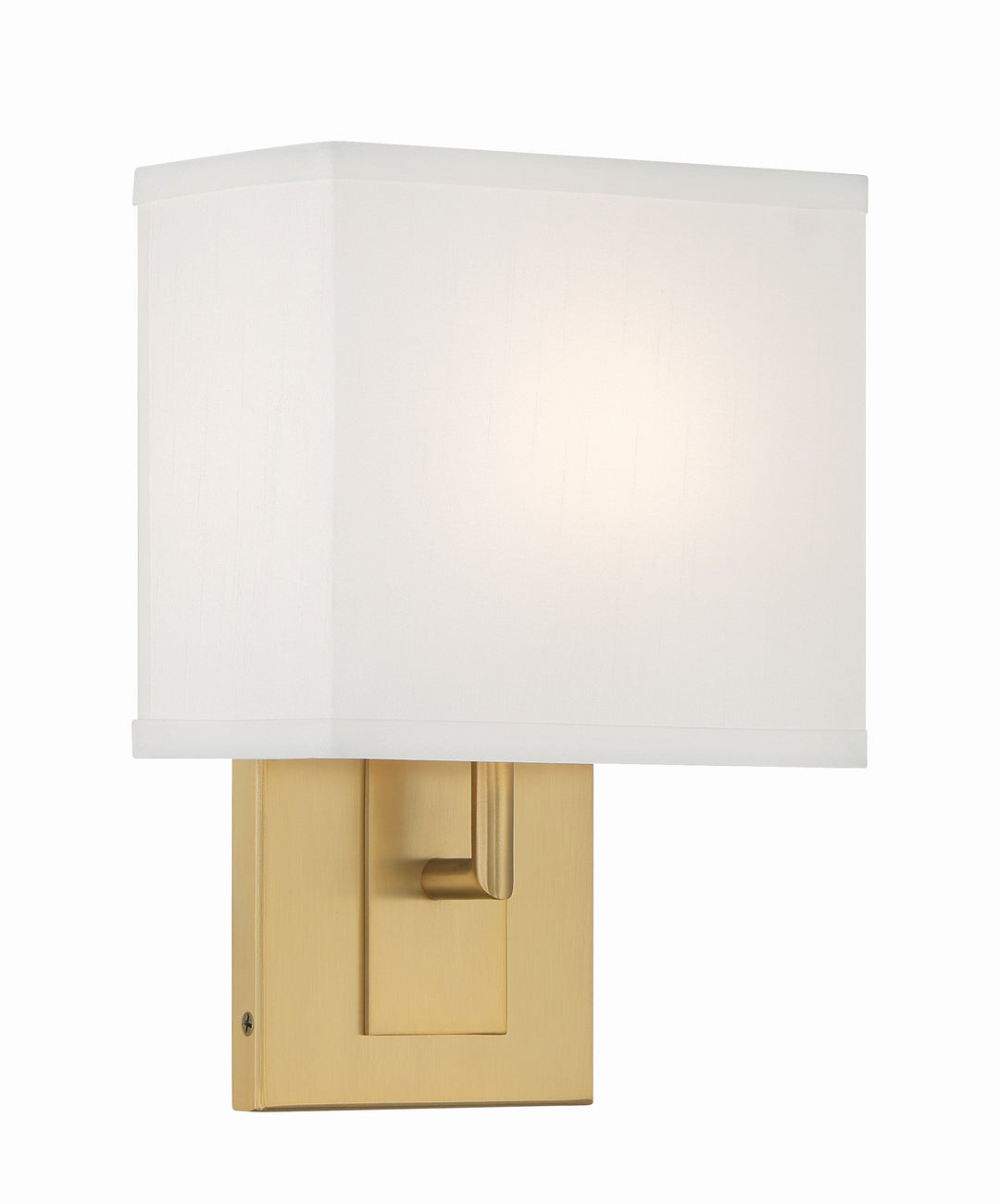 Brent 1 Light Vibrant Gold Sconce Crystorama