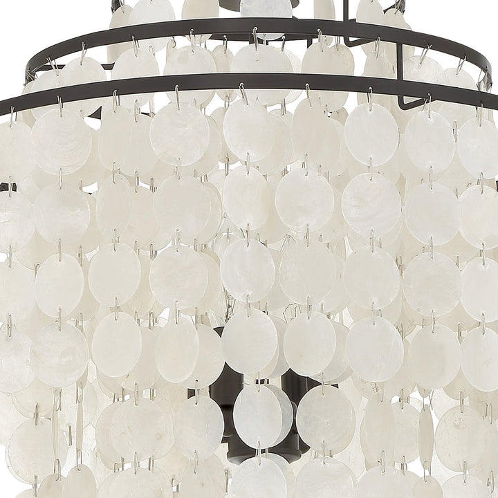 Brielle 4 Light Dark Bronze Chandelier Crystorama