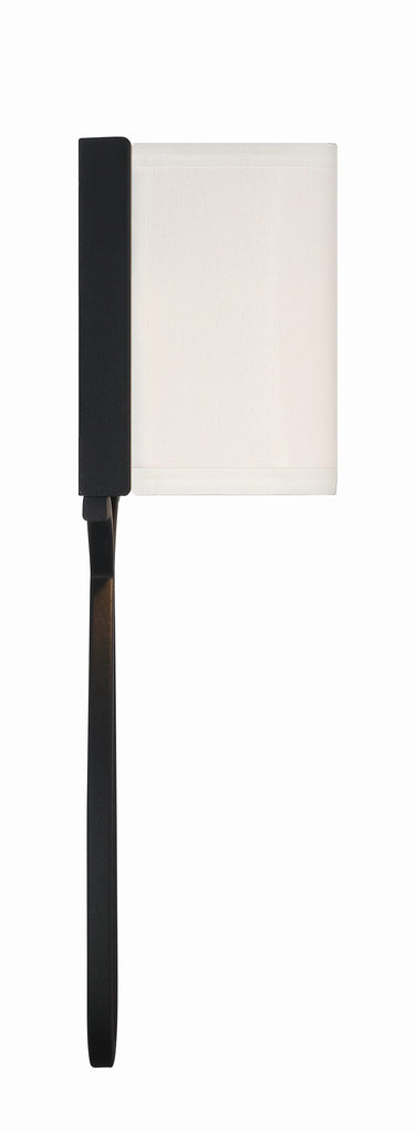 Brinkley 2 Light Black Forged Sconce Crystorama