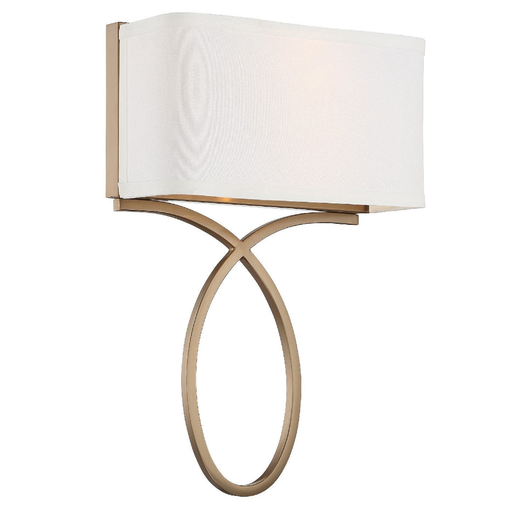 Brinkley 2 Light Vibrant Gold Sconce Crystorama