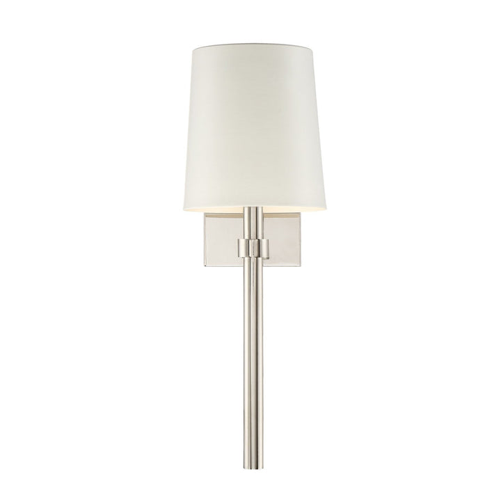 Bromley 1 Light Polished Nickel Sconce Crystorama