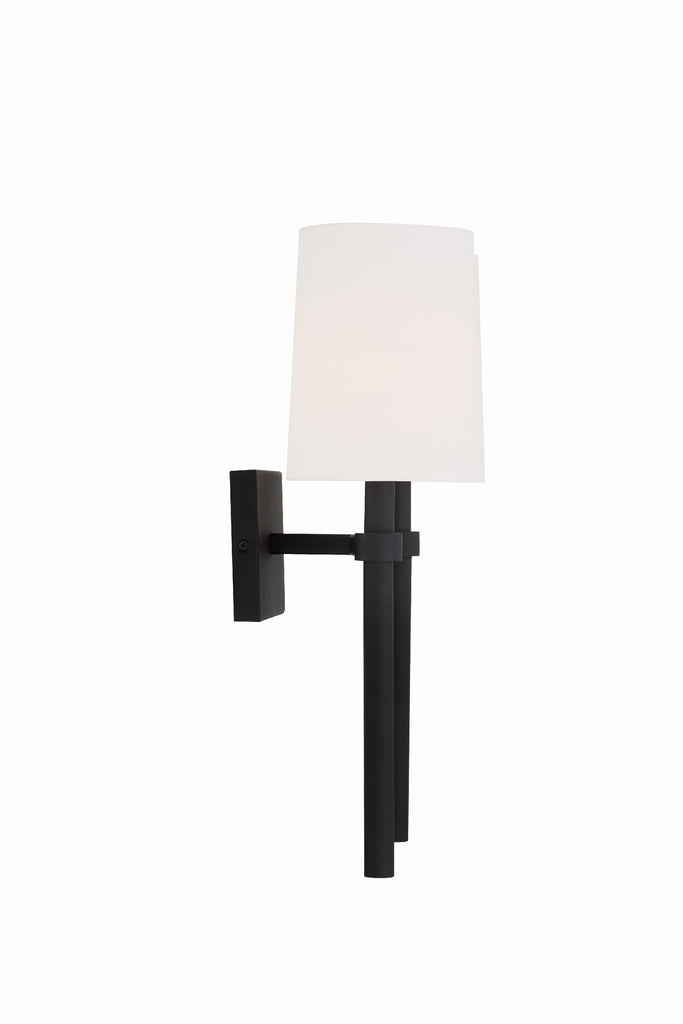 Bromley 2 Light Black Forged Sconce Crystorama