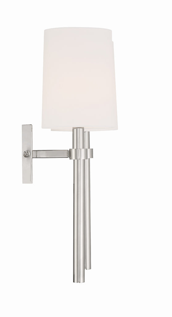 Bromley 2 Light Polished Nickel Sconce Crystorama