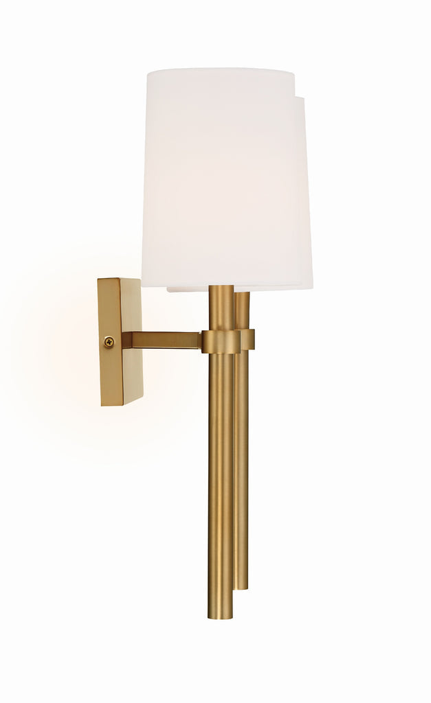 Bromley 2 Light Vibrant Gold Sconce Crystorama