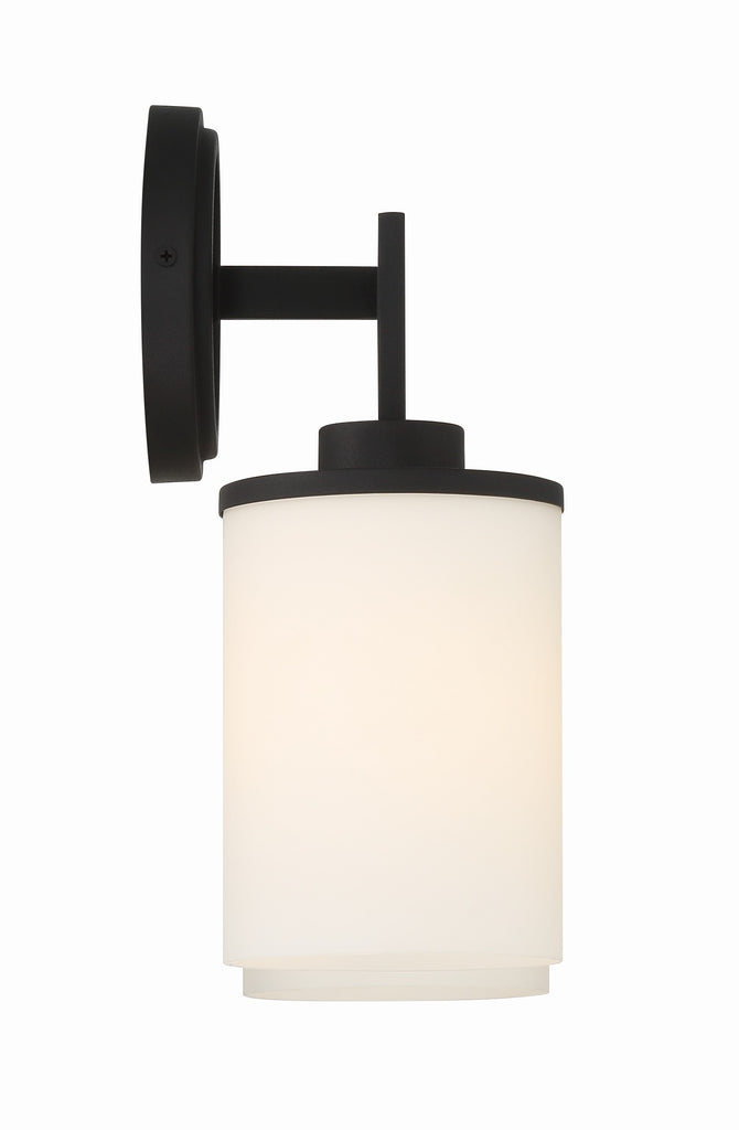 Bryant 2 Light Black Forged Sconce Crystorama