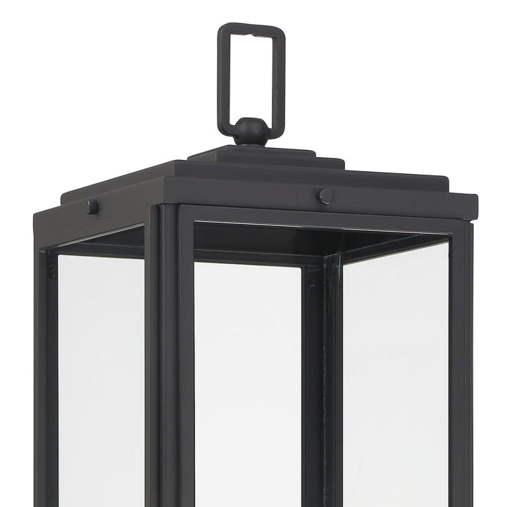 Crystorama Crystorama Byron 3 Light Matte Black Outdoor Post