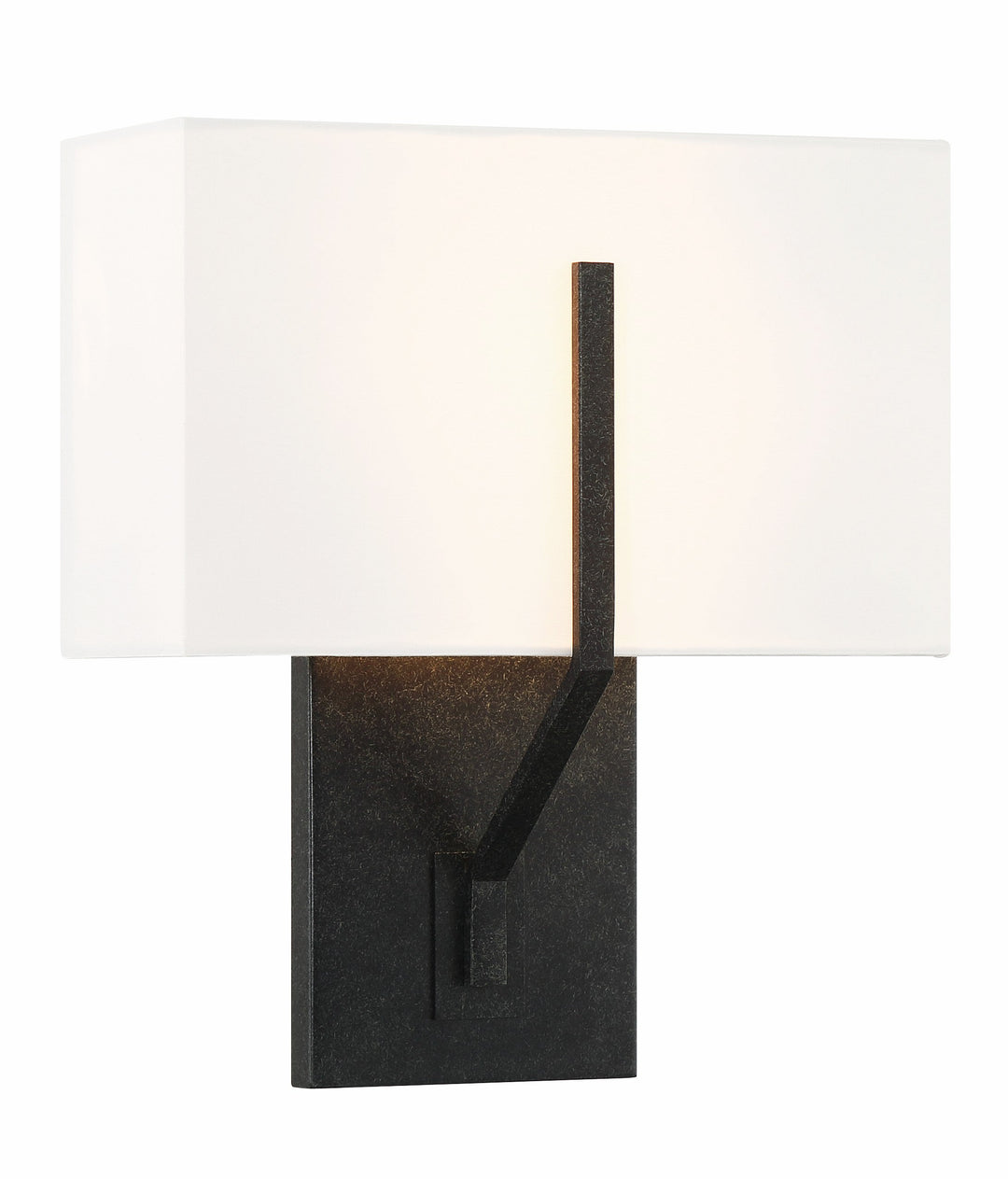 Carlyn 2 Light Black Sconce Crystorama