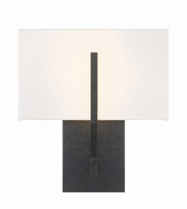 Carlyn 2 Light Black Sconce Crystorama