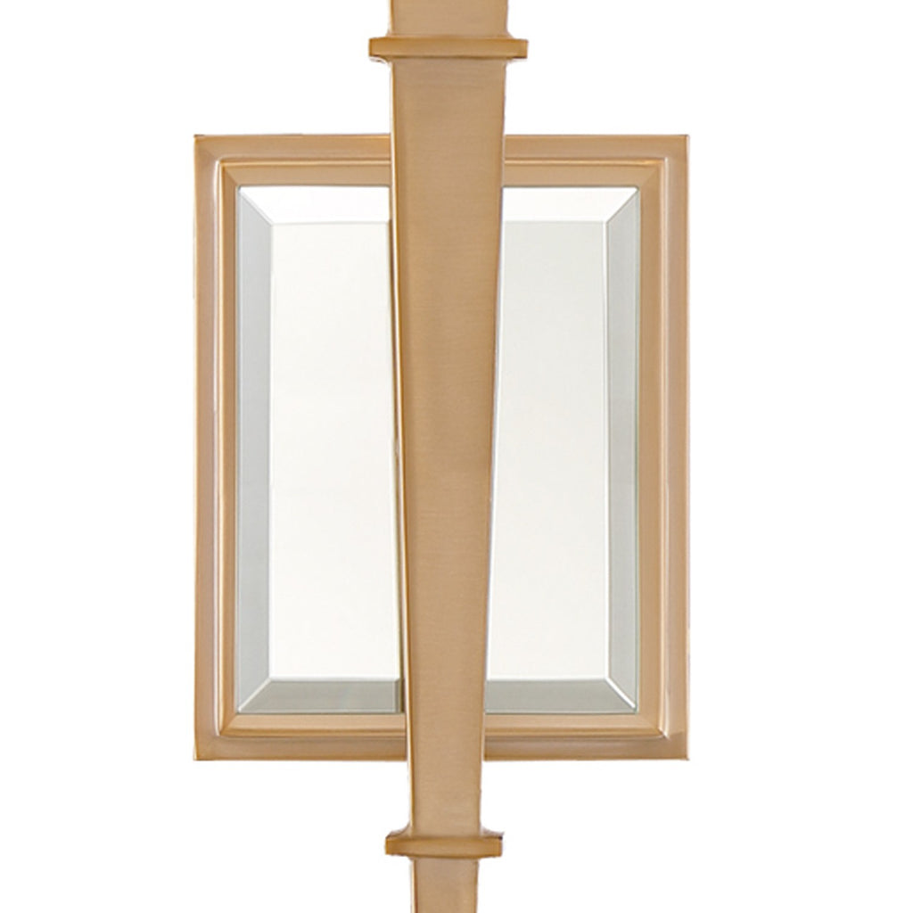 Clifton 1 Light Aged Brass Sconce Crystorama