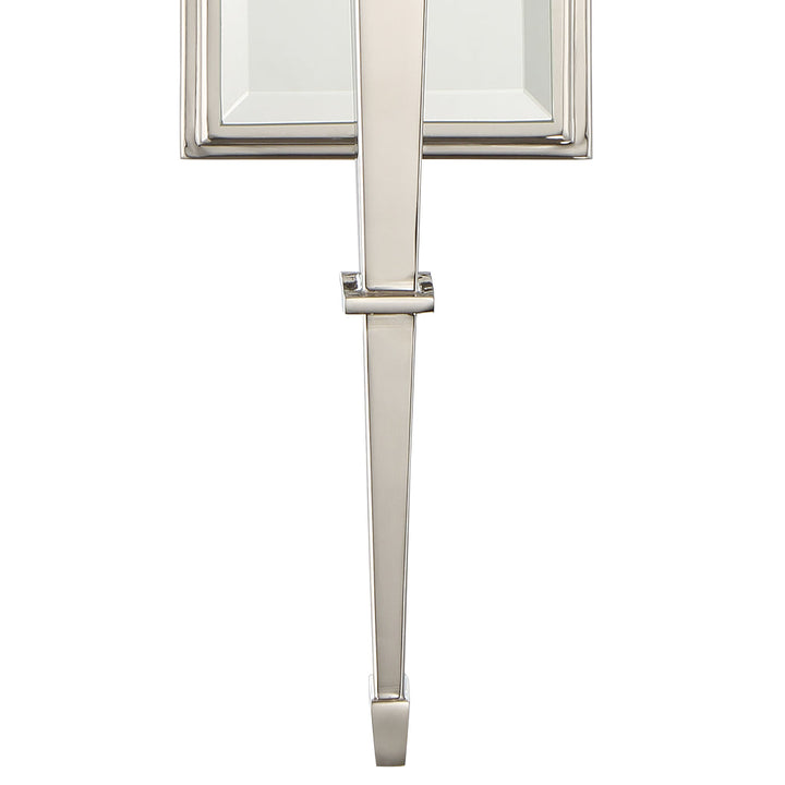 Clifton 1 Light Polished Nickel Sconce Crystorama