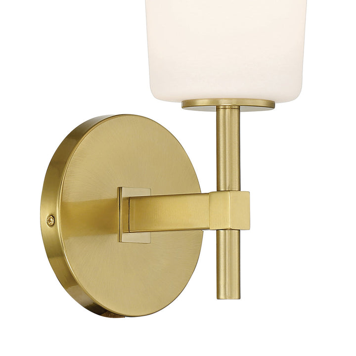 Colton 1 Light Aged Brass Bathroom Vanity Crystorama