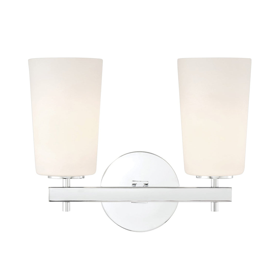 Crystorama Crystorama Colton 2 Light Polished Chrome Bathroom Vanity