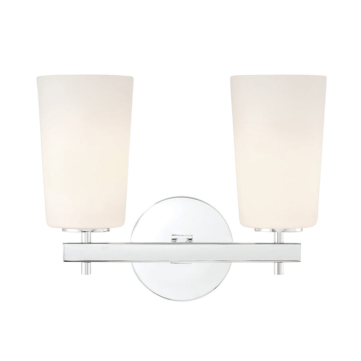 Crystorama Crystorama Colton 2 Light Polished Chrome Bathroom Vanity