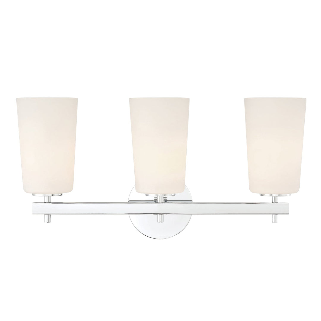 Crystorama Crystorama Colton 3 Light Polished Chrome Bathroom Vanity
