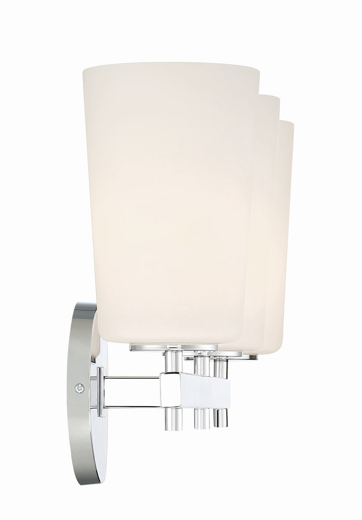 Crystorama Crystorama Colton 3 Light Polished Chrome Bathroom Vanity