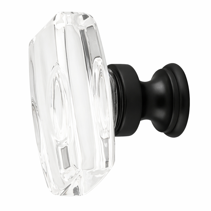 1 5/8 Inch Clear Crystal Glass Windsor Cabinet & Furniture Knob