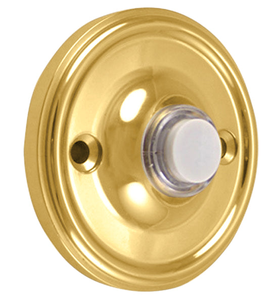 Solid Brass Traditional Style Doorbell (Several Finishes Available)