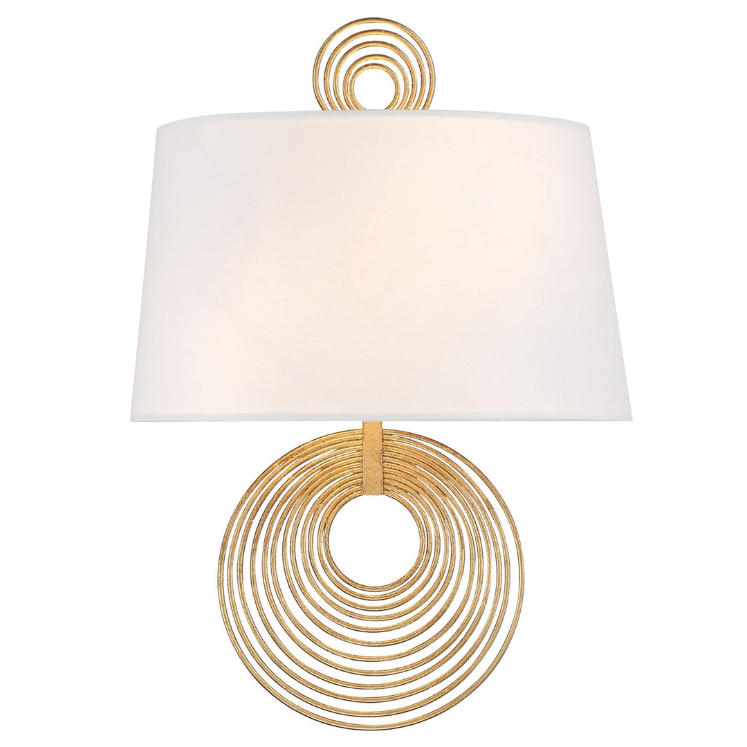 Doral 2 Light Renaissance Gold Sconce Crystorama