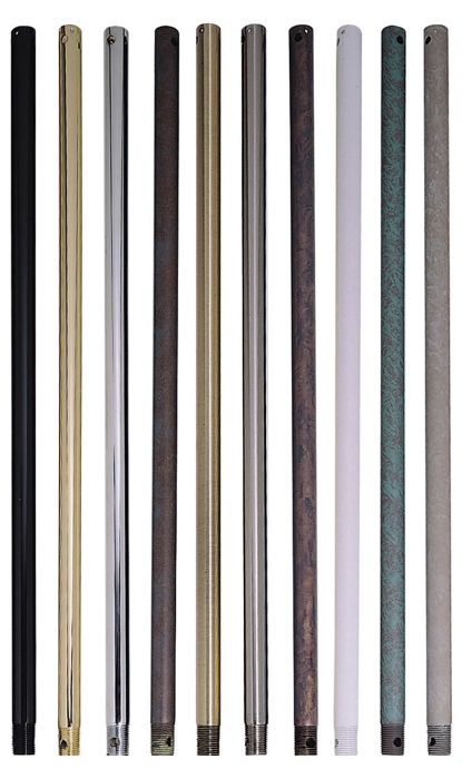 ##Antique Hardware## 36" Downrod in Brushed Satin Nickel