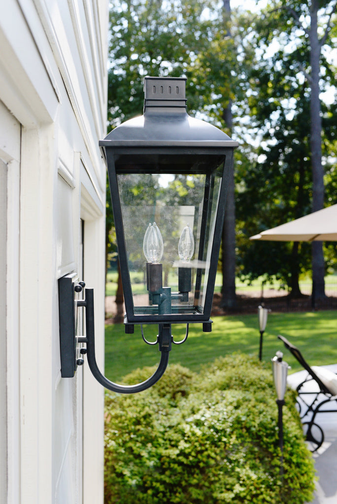 Dumont 3 Light Graphite Outdoor Sconce Crystorama