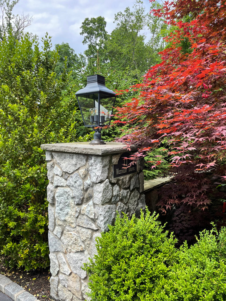 Crystorama Crystorama Dumont 3 Light Graphite Outdoor Post