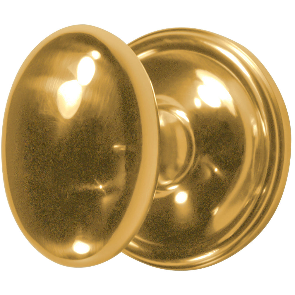 Traditional Rosette Door Set with Egg Style Door Knobs (Several Finishes Available)