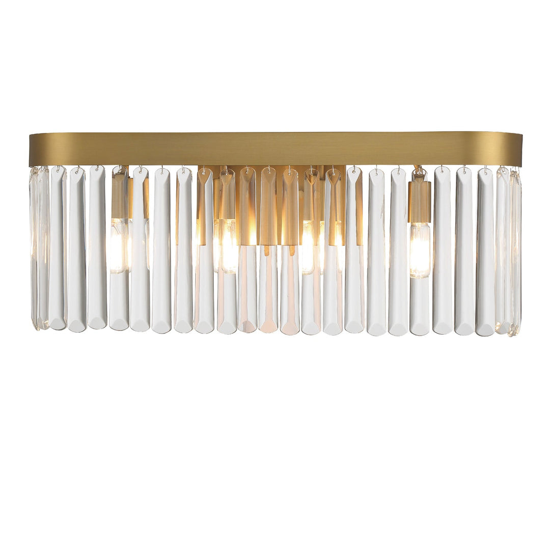 Crystorama Crystorama Emory 4 Light Modern Gold Bathroom Vanity