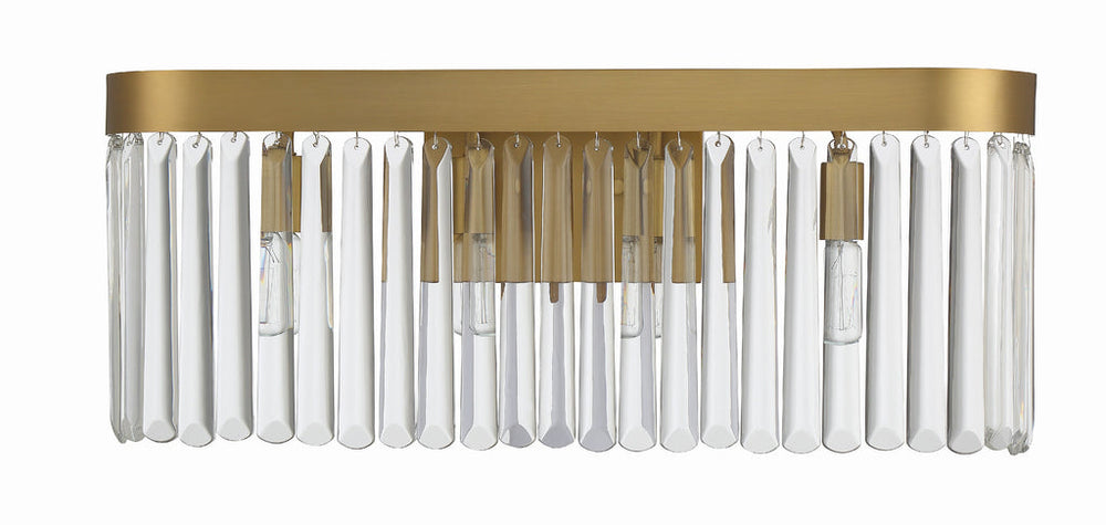 Crystorama Crystorama Emory 4 Light Modern Gold Bathroom Vanity