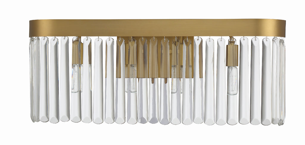 Crystorama Crystorama Emory 4 Light Modern Gold Bathroom Vanity