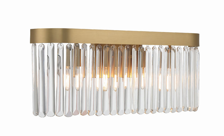 Crystorama Crystorama Emory 4 Light Modern Gold Bathroom Vanity