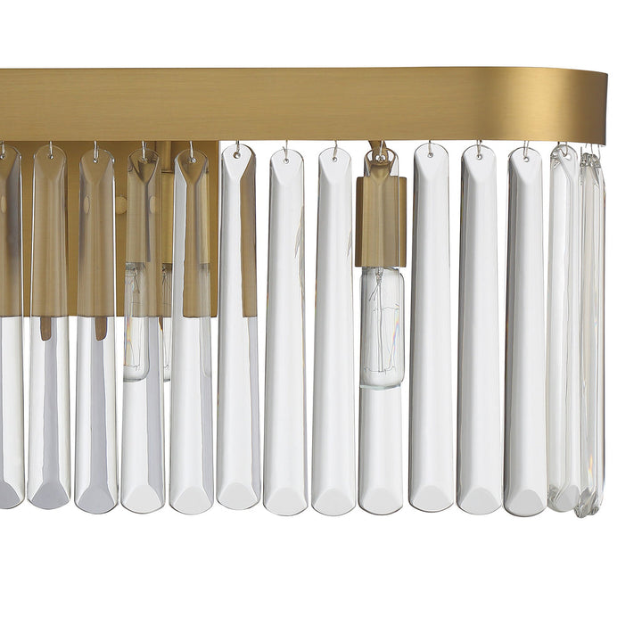 Crystorama Crystorama Emory 4 Light Modern Gold Bathroom Vanity