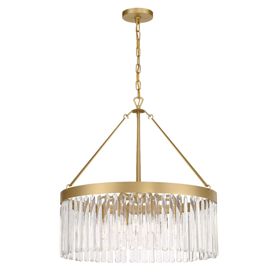 Emory 8 Light Modern Gold Chandelier Crystorama