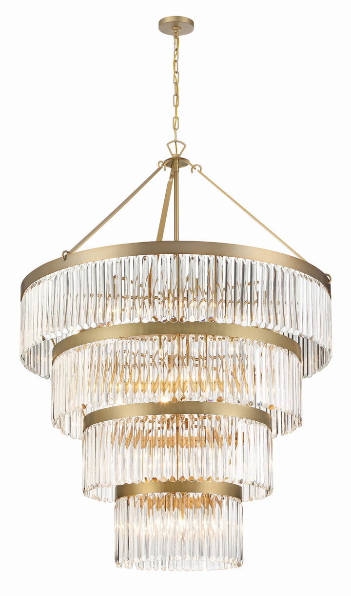 Emory 22 Light Modern Gold Chandelier Crystorama