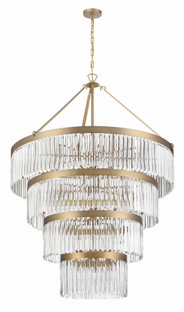 Emory 22 Light Modern Gold Chandelier Crystorama