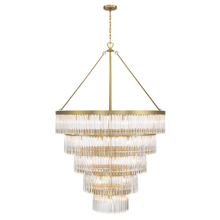 Emory 30 Light Modern Gold Chandelier Crystorama