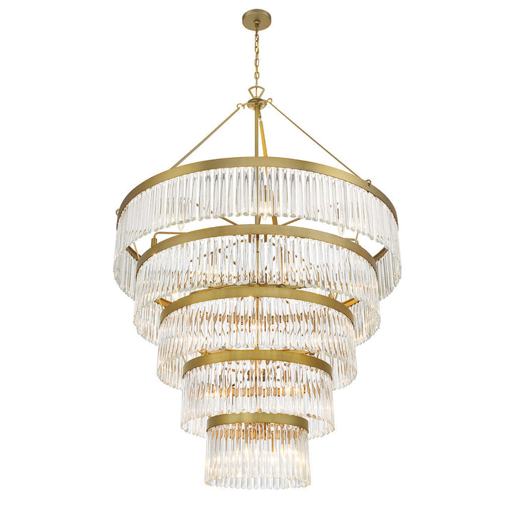 Emory 30 Light Modern Gold Chandelier Crystorama