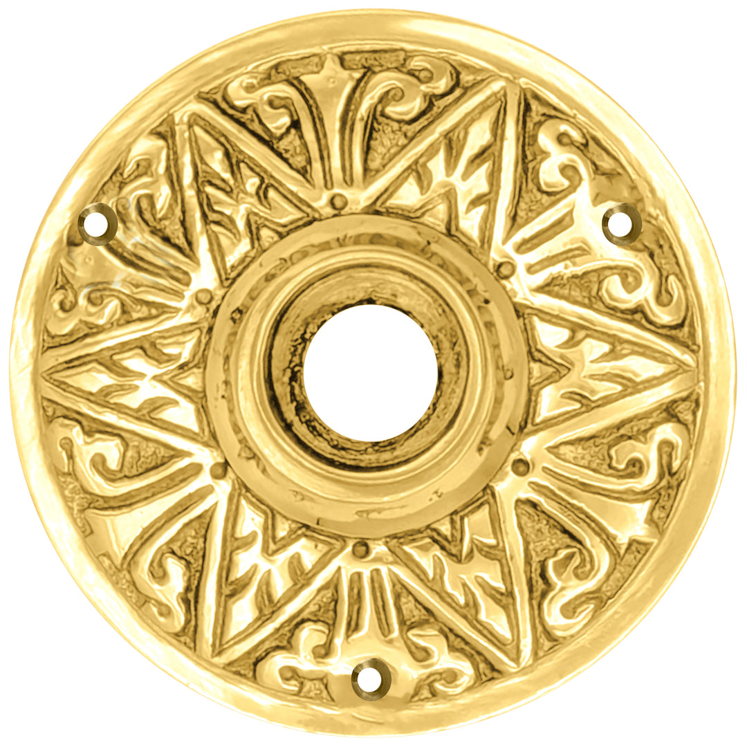 Eastlake Solid Brass Rosette (Several Finishes Available)