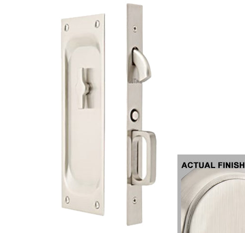 EMTEK Emtek Brass Pocket Door Mortise Modern Rectangular in Several Finishes