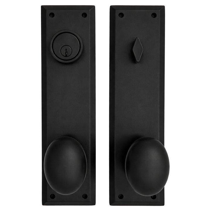 Quaker Style Single-Door Deadbolt Entryway Set (Several Finish Options)