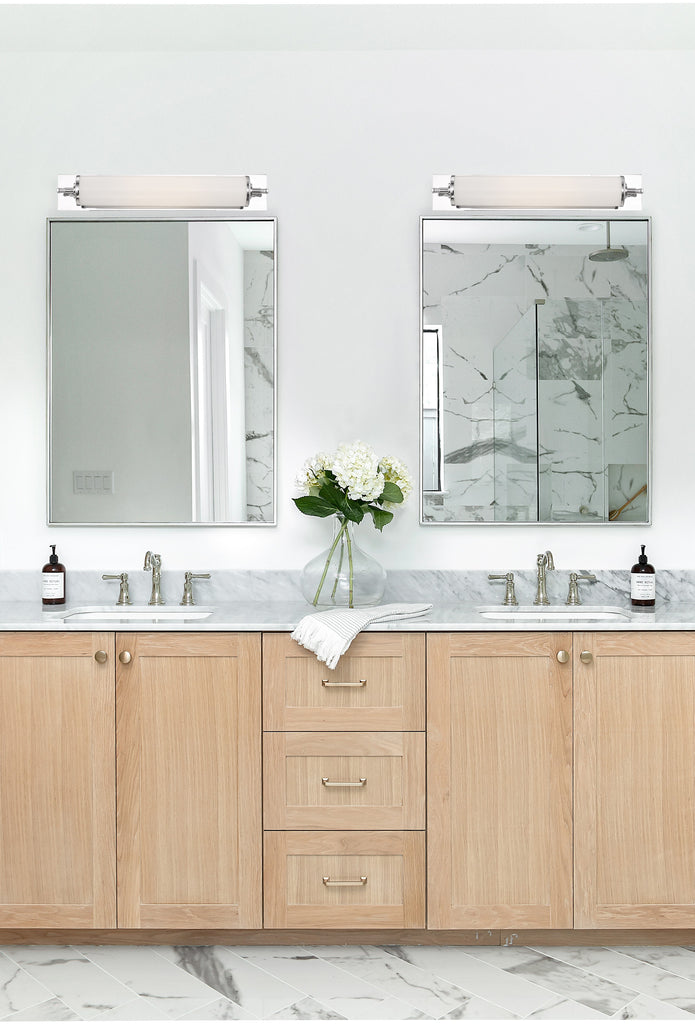 Crystorama Crystorama Foster 1 Light Polished Chrome Bathroom Vanity