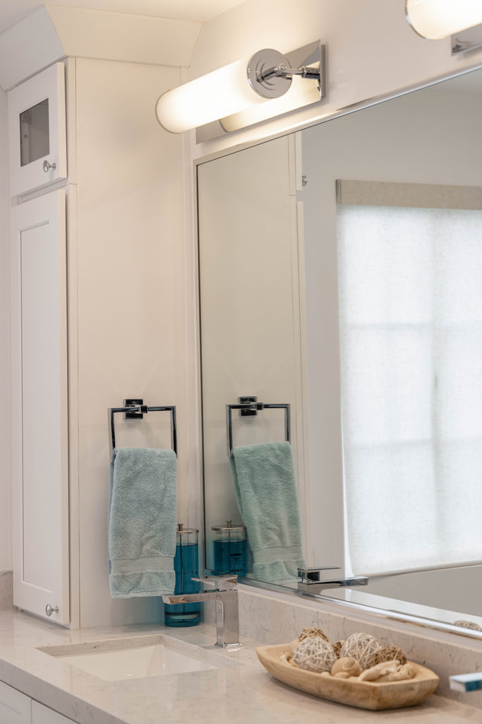 Crystorama Crystorama Foster 1 Light Polished Chrome Bathroom Vanity