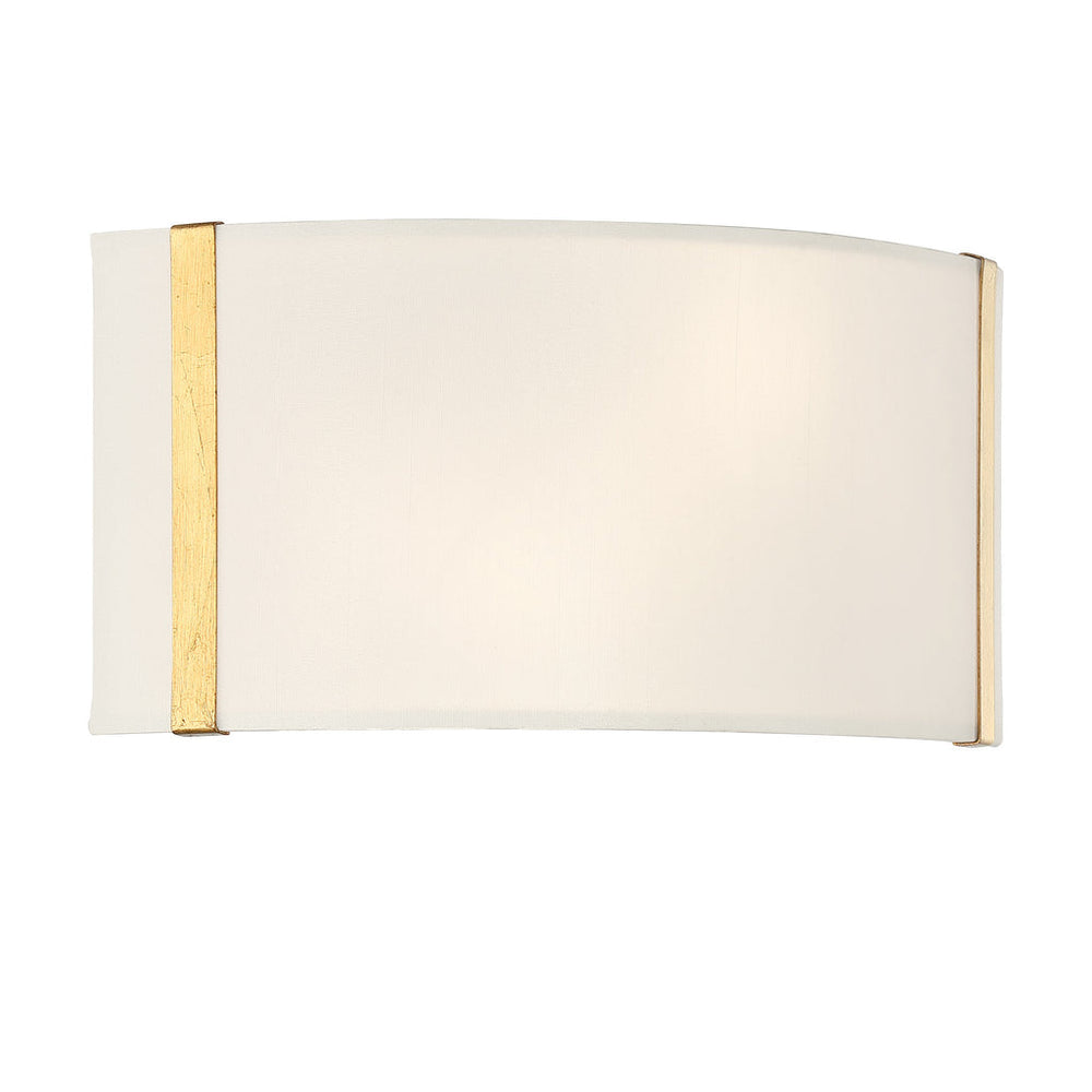 Fulton 2 Light Antique Gold Sconce Crystorama